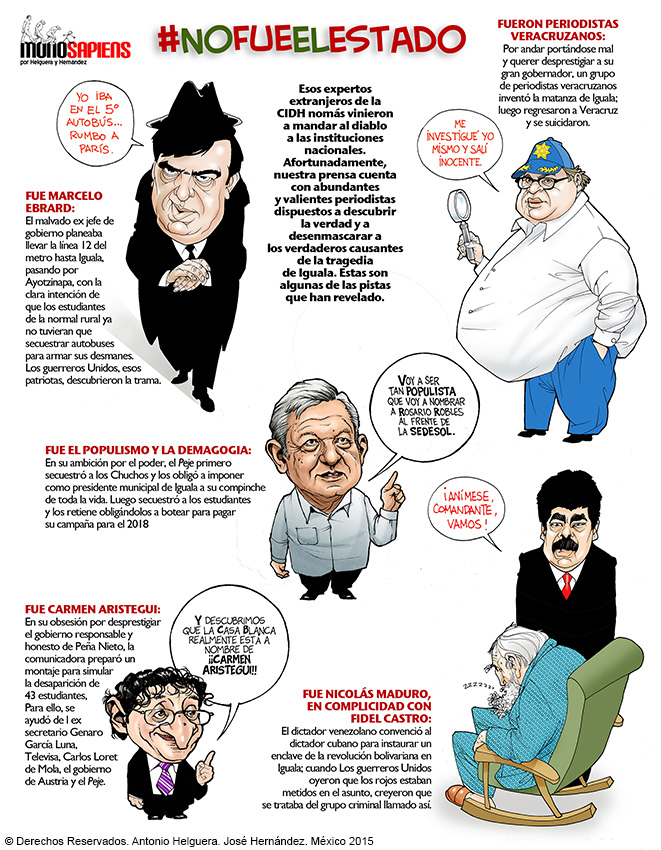#NoFueElEstado. Domingo 20 de septiembre de 2015